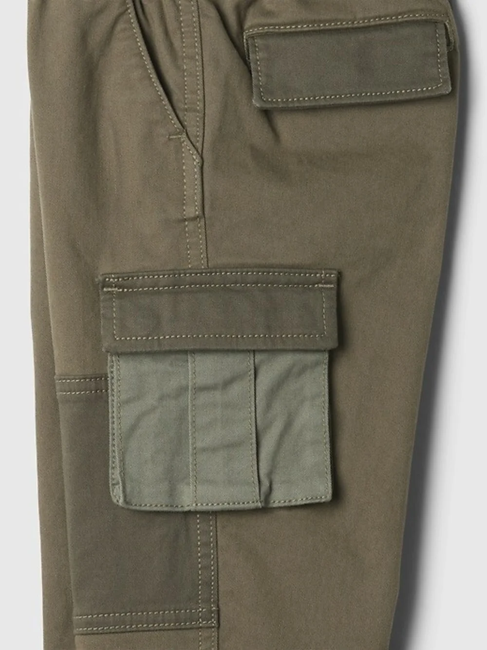 Baby GAP Olive Patchwork Cargo Pants Sz 2 Years Toddler